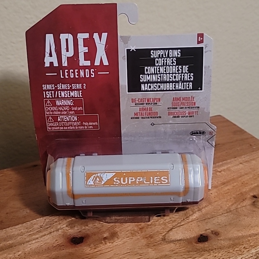 Apex Legends supply bins.  Video Game Prop